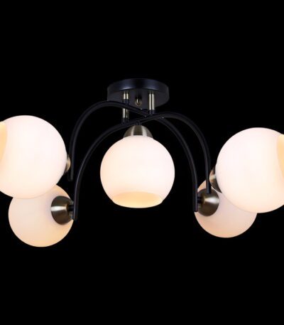 Люстра на штанге Illumico IL0250-5CSQ-79 BK AB