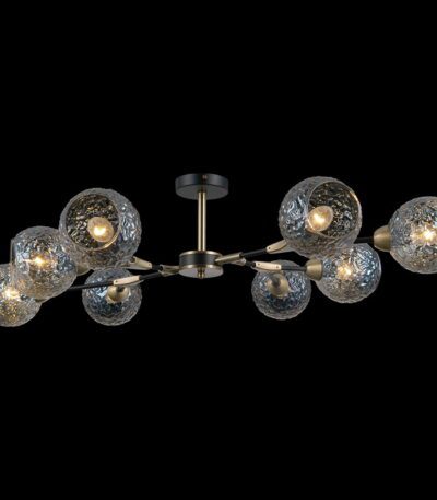 Люстра на штанге Illumico IL0253-8CSQ-79 BK AB