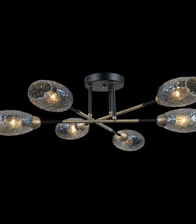 Люстра на штанге Illumico IL0255-6CSQ-79 BK AB