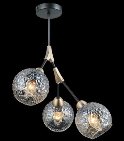 Люстра на штанге Illumico IL0263-3PSQ-79 BK AB