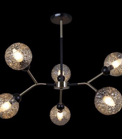 Люстра на штанге Illumico IL0268-6PSQ-79 BK AB