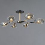 Люстра на штанге Illumico IL0272-6CSQ-25 BK AB TRENTO