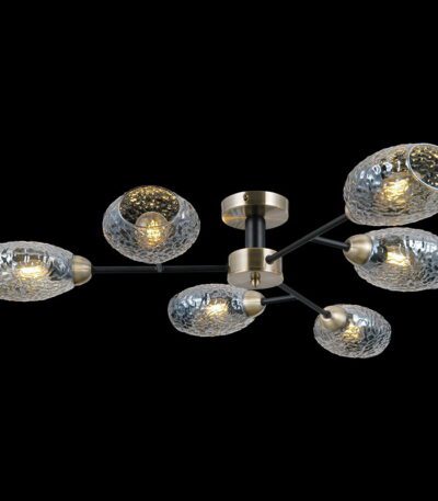 Люстра на штанге Illumico IL0285-6CSQ-79 BK AB