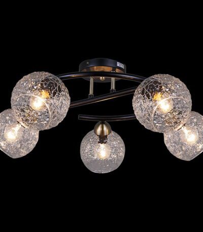 Люстра на штанге Illumico IL0296-5CSQ-79 BK AB