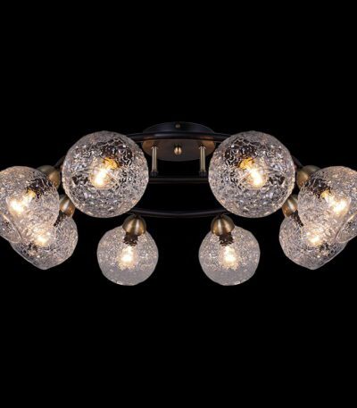 Люстра на штанге Illumico IL0296-8CSQ-79 BK AB