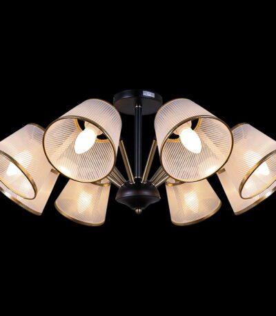 Люстра на штанге Illumico IL0344-8CSQ-79 BK AB