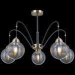 Люстра на штанге Illumico IL0433-5PSQ-79 BK AB