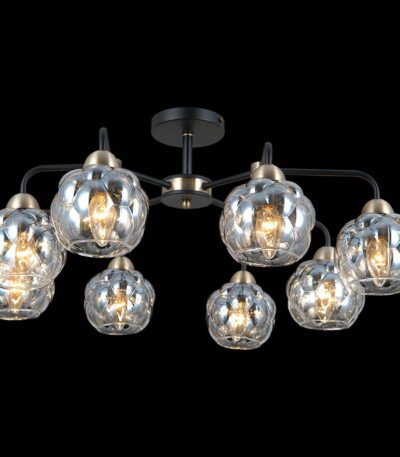 Люстра на штанге Illumico IL0447-8CSQ-79 BK