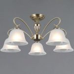 Люстра на штанге Illumico IL0696-5ASQ-25 AB AREZZO