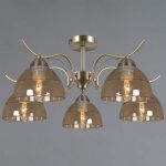 Люстра на штанге Illumico IL0733-5CSQ-25 AB AREZZO