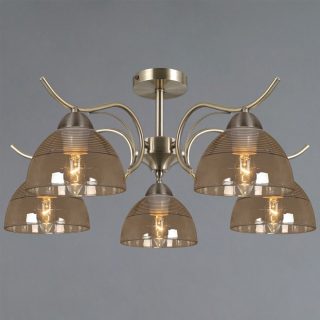 Люстра на штанге Illumico IL0733-5CSQ-25 AB AREZZO