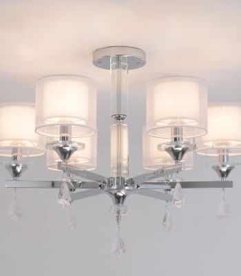 Люстра на штанге Illumico IL1354-6CPA-29 CR Romei