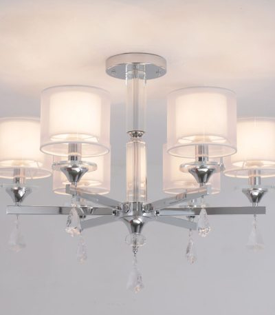 Люстра на штанге Illumico IL1354-6CPA-29 CR Romei