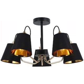 Люстра на штанге Illumico IL6120-5COU-79 BK GD