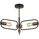 Люстра на штанге Illumico IL8253-3COU-79 BK GD