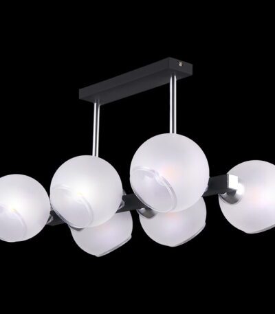 Люстра на штанге Illumico IL9559-6PSQ-79 CR BK