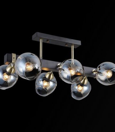 Люстра на штанге Illumico IL9736-6CSQ-79 BK AB