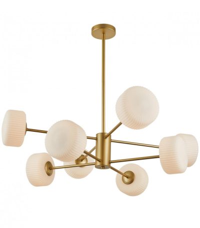 Люстра на штанге IMEX Avalon MD.9366-8-P-MGD