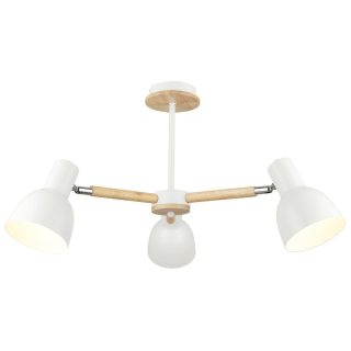 Люстра на штанге IMEX MD.4748-3-S WH+CH