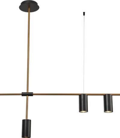 Люстра на штанге Indigo Accento 11030/5R Brass V000029