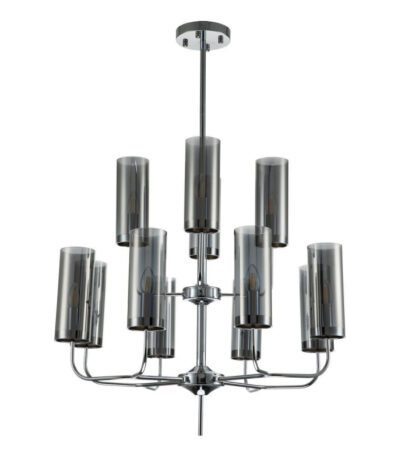 Люстра на штанге Indigo Balletto 13014/12R Chrome V000259