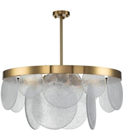 Люстра на штанге Indigo Bianco 12018/8R Brass V000013