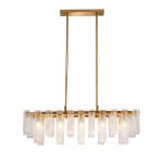 Люстра на штанге Indigo Brina 12027/10PL Brass V000367