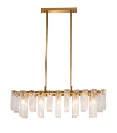 Люстра на штанге Indigo Brina 12027/10PL Brass V000367