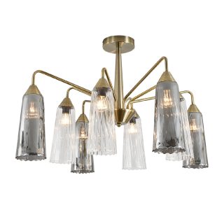 Люстра на штанге Indigo Campana 13028/8R Brass V000510