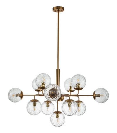 Люстра на штанге Indigo Cocoon 11008/13P Brass V000121