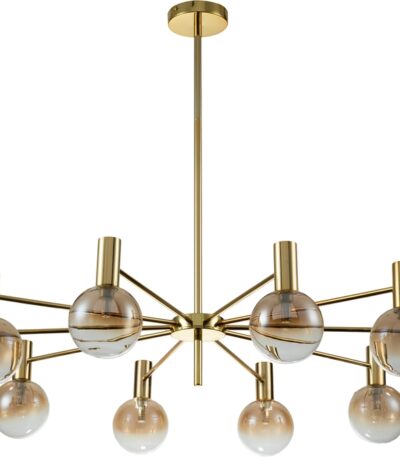 Люстра на штанге Indigo Collana 13015/10R Gold V000221