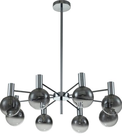 Люстра на штанге Indigo Collana 13015/8R Chrome V000223