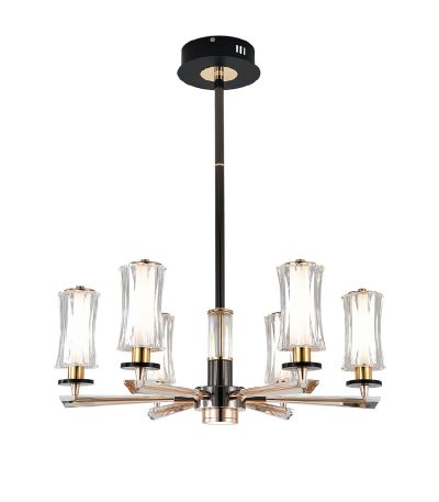 Люстра на штанге Indigo Grandioso 13038/6R Black V000185L