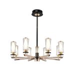 Люстра на штанге Indigo Grandioso 13038/8R Black V000186L