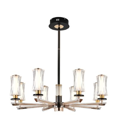 Люстра на штанге Indigo Grandioso 13038/8R Black V000186L