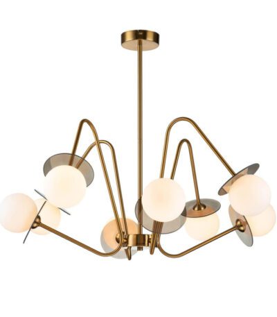 Люстра на штанге Indigo Jazz 11020/8R Brass V000166