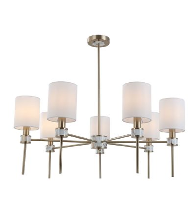 Люстра на штанге Indigo Poesia 13035/8R Brass V000578