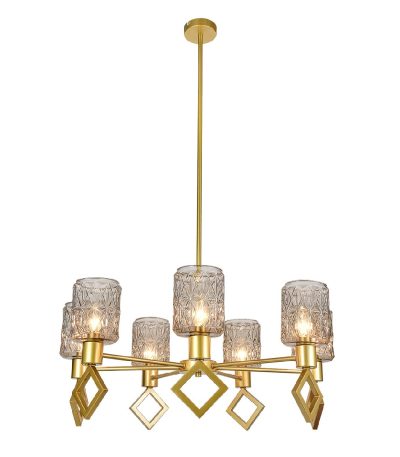 Люстра на штанге Indigo Preda 13025/7R Gold V000470