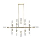 Люстра на штанге Indigo Saetta 11053/12R Gold V000565