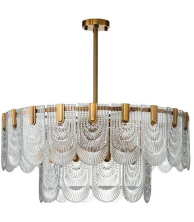 Люстра на штанге Indigo Salice 12022/B/9R Brass V000025