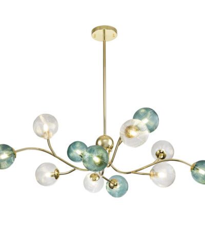 Люстра на штанге Indigo Selva 11032/12R Gold V000298