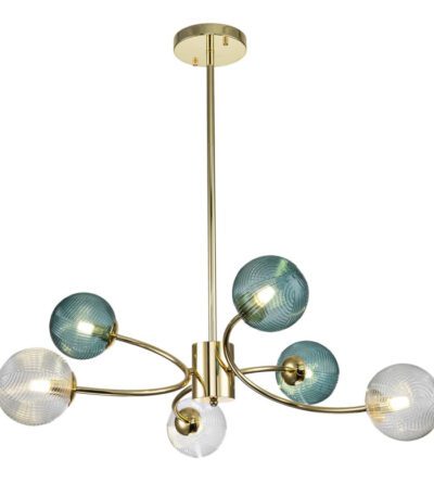 Люстра на штанге Indigo Selva 11032/6R Gold V000296