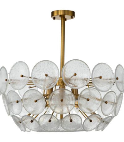 Люстра на штанге Indigo Soffio 12020/6R Gold V000018