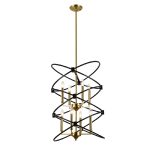 Люстра на штанге Indigo Trionfo 10020/8R Black V000486