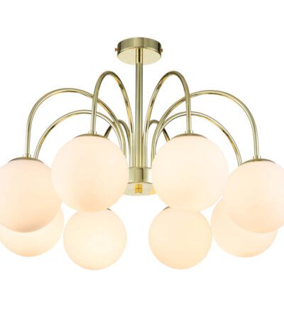 Люстра на штанге Indigo Voga 13017/8R Gold V000326