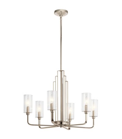 Люстра на штанге Kichler Kimrose QN-KIMROSE6-PN