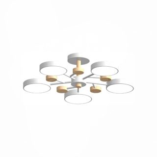 Люстра на штанге LED4U L3204-620 WH