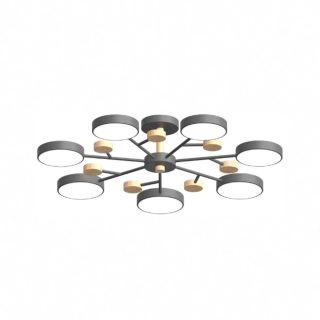 Люстра на штанге LED4U L3205-800 GR