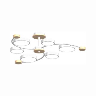 Люстра на штанге LED4U L3207-840 WH