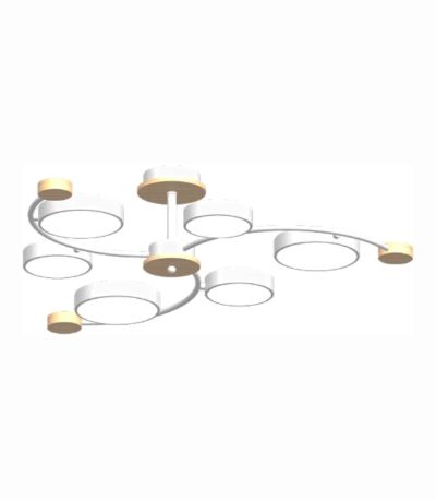 Люстра на штанге LED4U L3207-840 WH